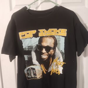 Pop Smoke "Meet The Woo" Graphic T-shirt mens  Large